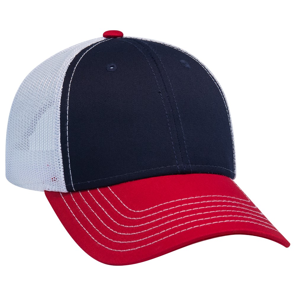 red white and blue hat